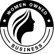 Women Owned Business Logo with Female Entrepreneur Badge and Empowerment Emblem Women Owned Business